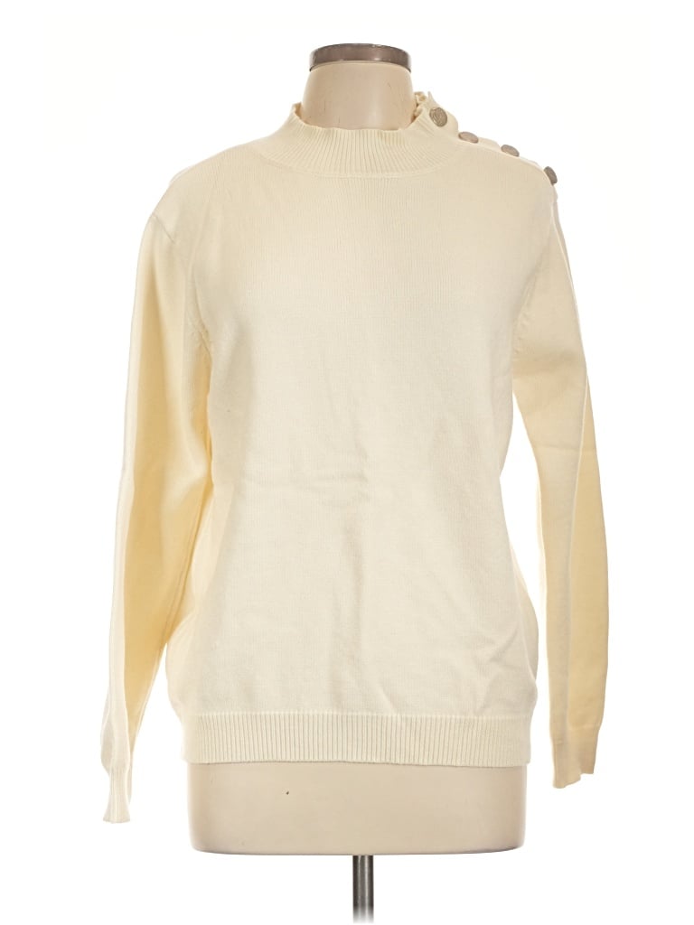 Pre-owned Kirundo Turtleneck Sweater In Ivory