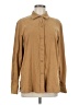 Allison Taylor Solid Tan Long Sleeve Blouse Size M - photo 1