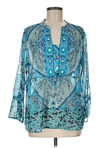 Soft Surroundings Long Sleeve Blouse (view 1)