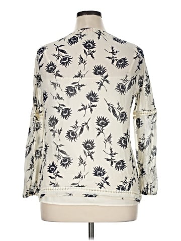 Tory Burch 3/4 Sleeve Silk Top (view 2)