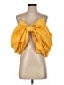 Shein 100% Polyester Yellow Sleeveless Blouse Size S - photo 1