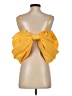Shein 100% Polyester Yellow Sleeveless Blouse Size S - photo 2