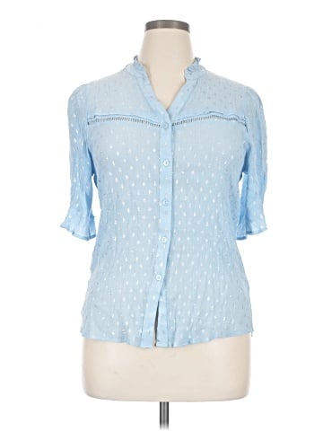 Zac & Rachel 3/4 Sleeve Button-Down Shirt (view 1)
