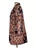 Chico's 100% Polyester Paisley Brown Coat Size L - photo 5