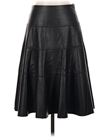 Rebecca Taylor Faux Leather Skirt (view 1)