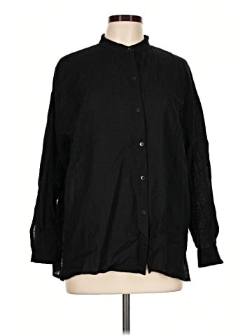 Eileen Fisher Long Sleeve Button-Down Shirt (view 1)