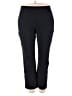 Lands' End Solid Black Active Pants Size 2X - photo 1