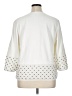 Travelers by Chico's 100% Polyester Polka Dots Ivory Jacket Size XL (3) - photo 2