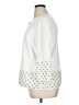 Travelers by Chico's 100% Polyester Polka Dots Ivory Jacket Size XL (3) - photo 5