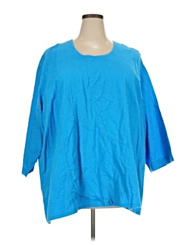 The Vermont Country Store 3/4 Sleeve Top (view 1)