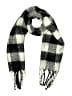 H&M 100% Polyester Checkered-gingham Black Scarf One size - photo 1