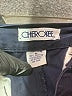 Cherokee 100% Cotton Solid Blue Cargo Shorts Size 36 waist - photo 3