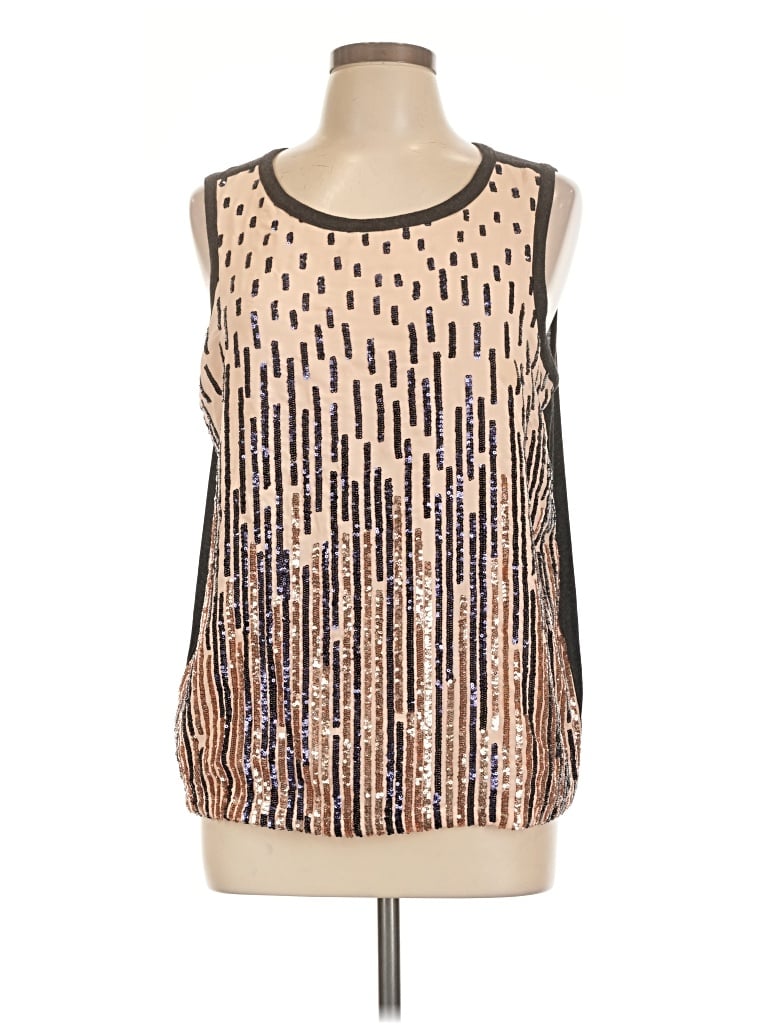 Pre-owned Tiny Sleeveless Blouse In Gold