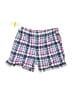 Max & Olivia 100% Polyester Plaid Blue Shorts Size 7 - 8 - photo 2
