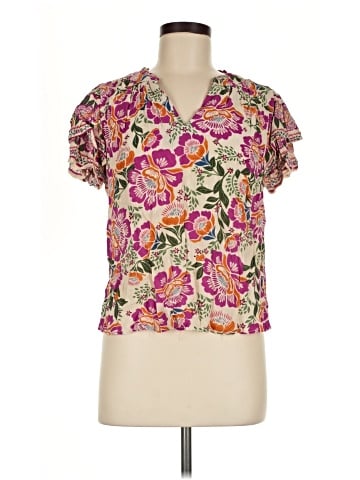 Nicole Miller Artelier Short Sleeve Blouse (view 1)