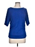 DKNY Blue Short Sleeve Top Size L - photo 1