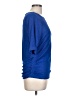 DKNY Blue Short Sleeve Top Size L - photo 4