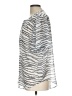 Vince Camuto 100% Polyester Animal Print Silver Short Sleeve Blouse Size L - photo 5