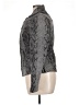 Boston Proper 100% Polyester Graphic Gray Jacket Size 14 - photo 5