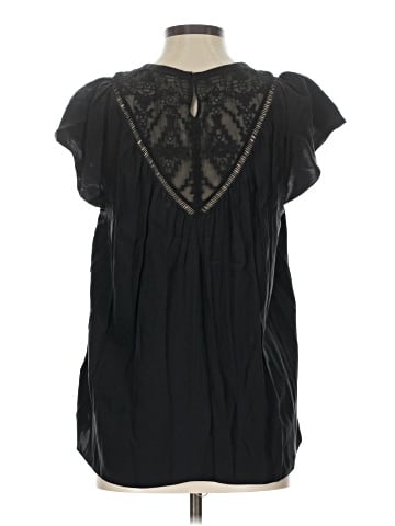 Rebecca Taylor Short Sleeve Silk Top (view 2)