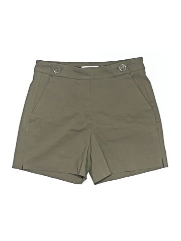 White House Black Market Khaki Shorts (view 1)