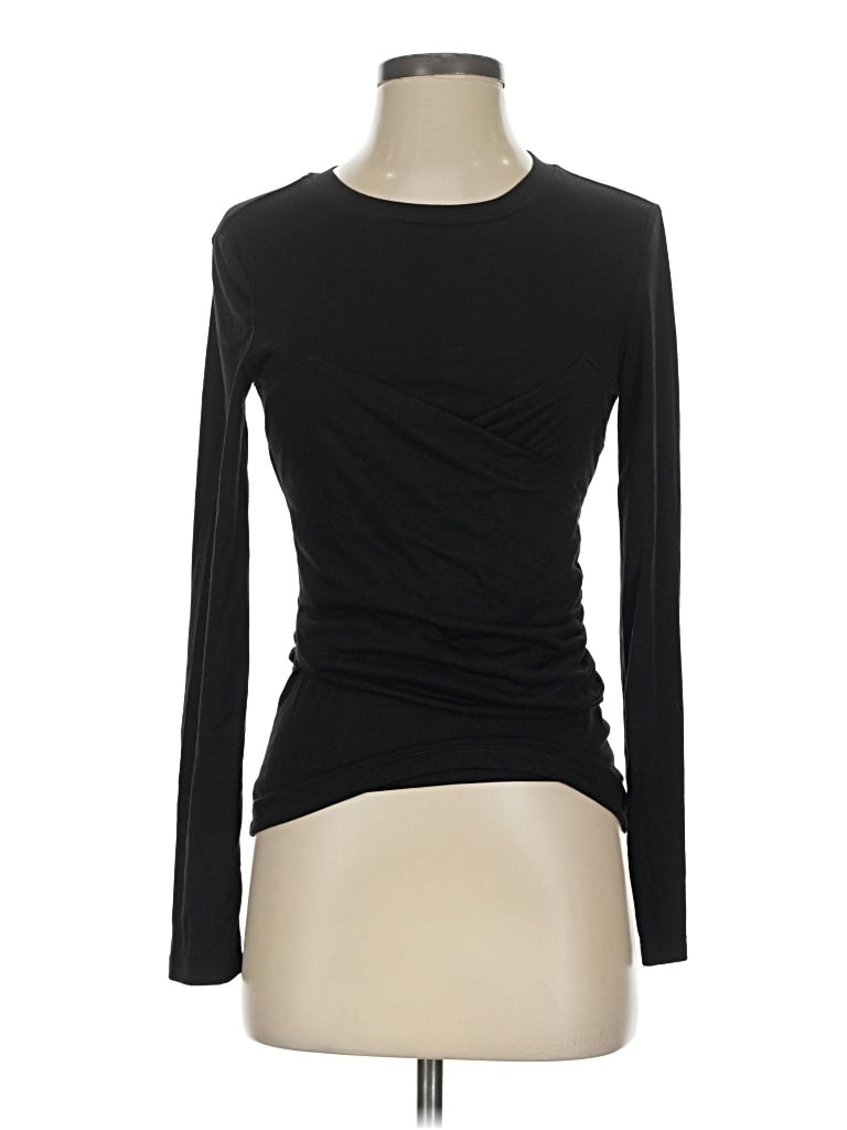 Pre-owned Vero Moda Long Sleeve T-shirt In Black