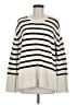 Gap 100% Cotton Stripes Ivory Pullover Sweater Size M (tall) - photo 1