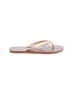 Coach Silver Flip Flops Size 5 - photo 1