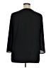 JM Collection 100% Polyester Black 3/4 Sleeve Blouse Size 1X - photo 2