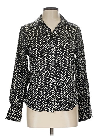 Fenn Wright Manson Long Sleeve Silk Top (view 1)
