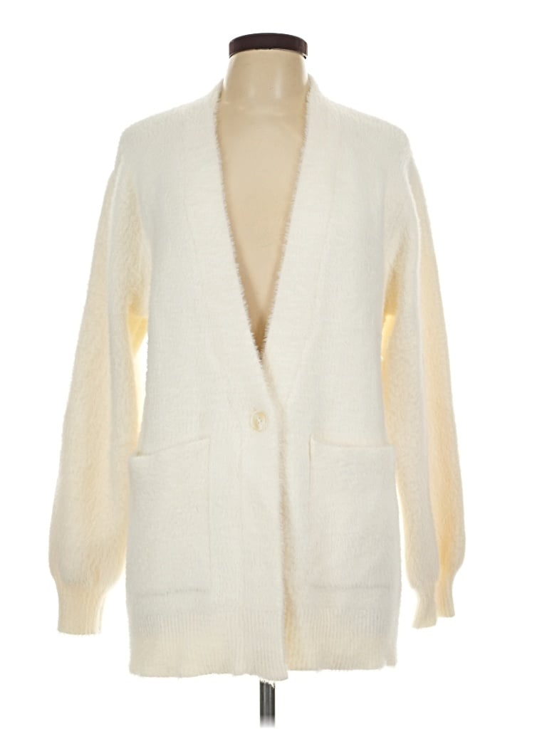 Pre-owned Nine West Cardigan Sweater In Ivory