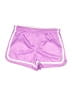 Justice 100% Polyester Metallic Purple Athletic Shorts Size 14 - photo 1