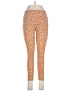 Lou & Grey Animal Print Orange Leggings Size M - photo 1