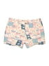 Justice 100% Cotton Print Blue Shorts Size 14 - photo 2
