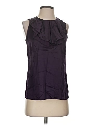 Vince. Sleeveless Silk Top (view 1)