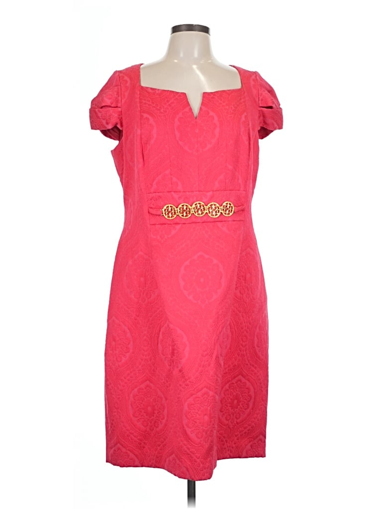 Pre-owned Kay Unger Cocktail Dress In Pink