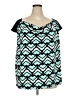 Lane Bryant Teal 3/4 Sleeve Blouse Size 26 - 28 Plus - photo 1
