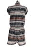 Speed Control 100% Polyester Paisley Gray Romper Size L - photo 2