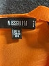 Missguided Orange Cocktail Dress Size 6 - photo 7