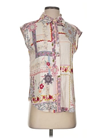 RACHEL Rachel Roy Short Sleeve Blouse (view 1)