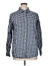 Lands' End Checkered-gingham Blue Long Sleeve Button-Down Shirt Size XL - photo 1
