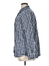 Lands' End Checkered-gingham Blue Long Sleeve Button-Down Shirt Size XL - photo 5