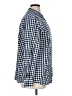Lands' End Checkered-gingham Blue Long Sleeve Button-Down Shirt Size XL - photo 4