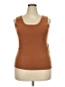 Neiman Marcus Brown Cashmere Pullover Sweater Size 2X - photo 1