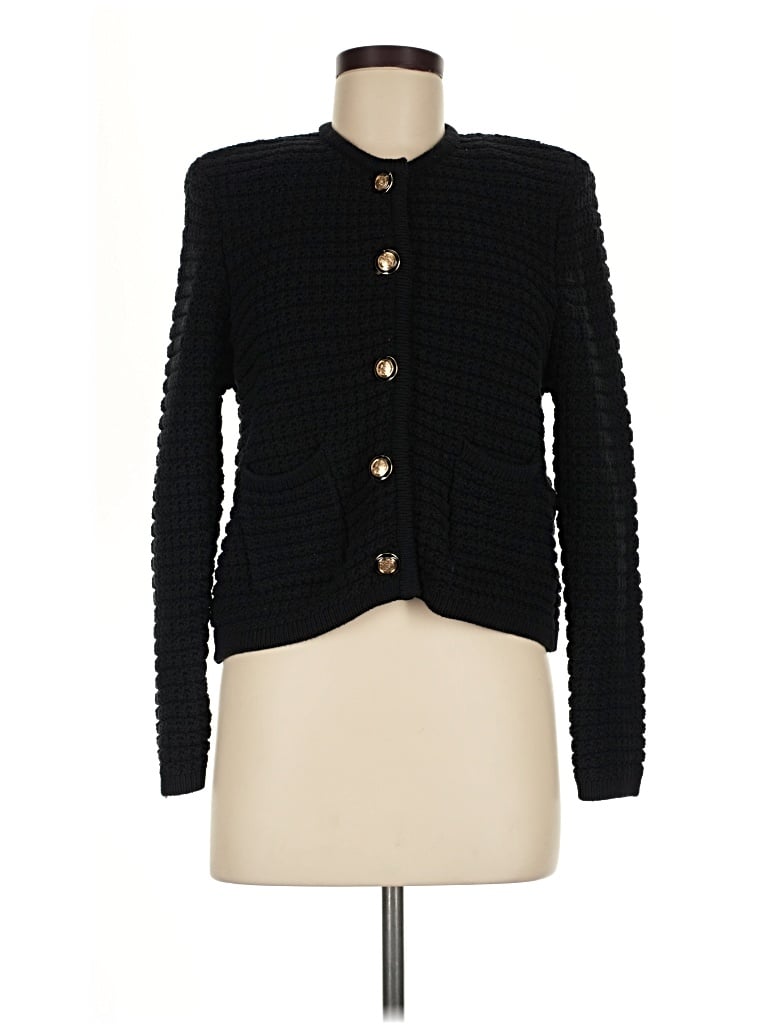 Pre-owned Ba&sh Cardigan Sweater In Black
