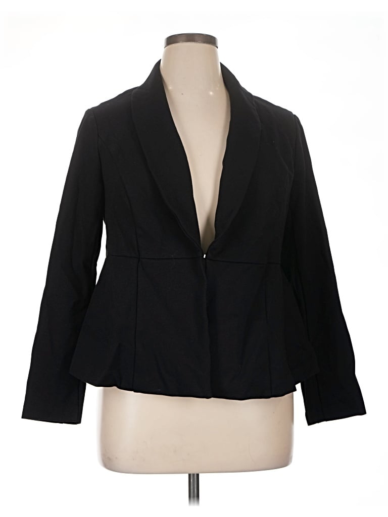 Pre-owned Studio By Torrid Blazer Jacket In Black