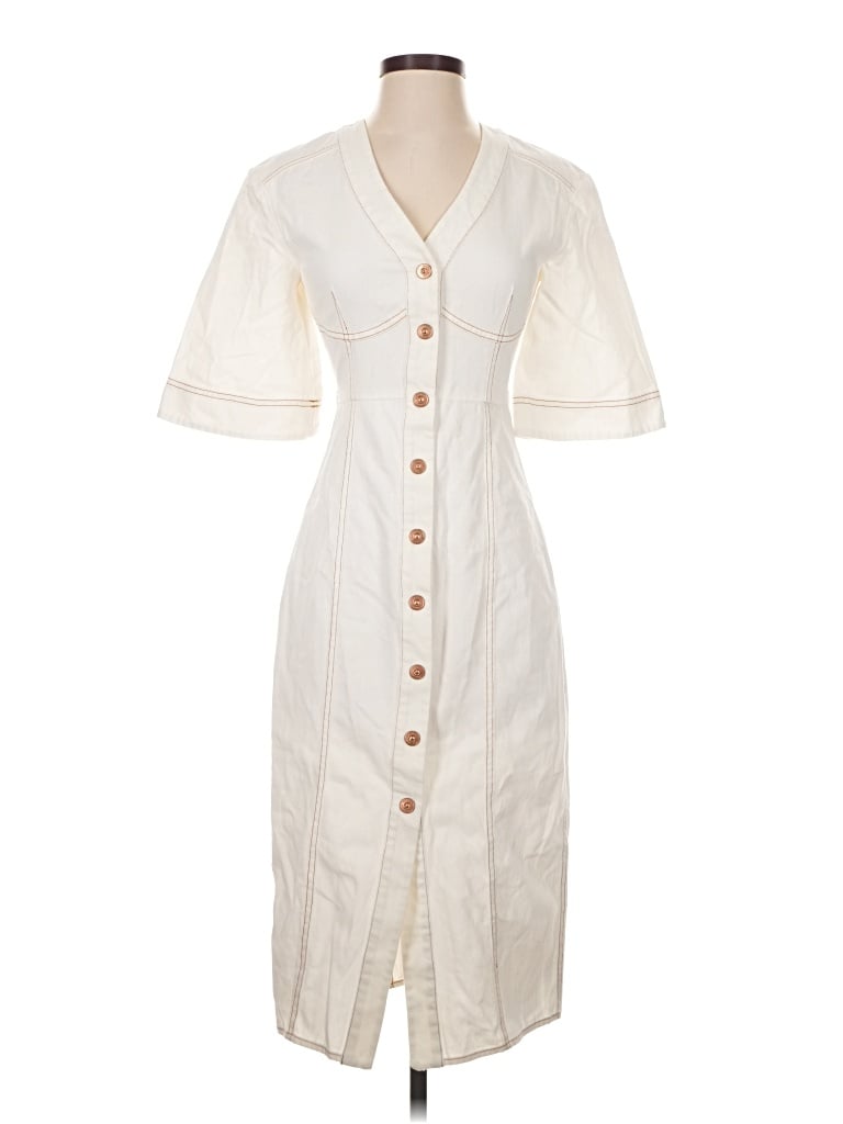 Pre-owned Nocturne Casual Dress In Ivory