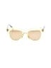 Komono Color Block Solid Black Gold Sunglasses One size - photo 2