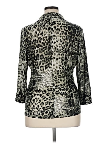 Essentials by Milano 3/4 Sleeve Blouse (view 2)