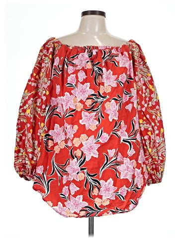 Free People 3/4 Sleeve Blouse (view 1)
